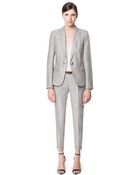 Zara Linen Marl Blazer - Lyst