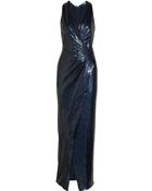 Donna Karan New York Sequined Stretch-tulle Gown - Lyst