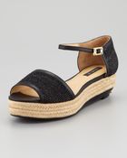 Rachel Zoe Abby Flatform Sandal Black - Lyst