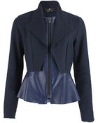 Sachin & Babi Twill Tore Jacket with Leather - Lyst
