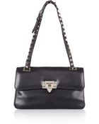 Valentino Rockstud Leather Shoulder Bag - Lyst