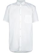 Comme Des Garçons Contrasting Stitch Shirt - Lyst