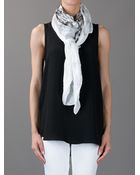 McQ by Alexander McQueen Floral Scarf - Lyst