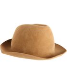 Albertus Swanepoel Center Dent Fedora - Lyst