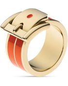 Michael Kors Wide Buckle Ring - Lyst