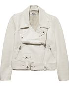 Acne Studios Merci Leather Biker Jacket - Lyst