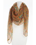 Tasha Paisley Dot Charmer Scarf - Lyst