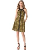 Robert Rodriguez Filigree Print Dress - Lyst