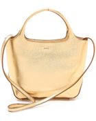 Rochas Borsa Leather Satchel - Lyst