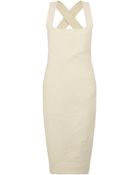 Donna Karan New York Fitted Dress - Lyst