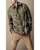 Burberry Brit Heritage Military Field Jacket - Lyst