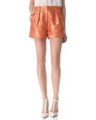 Elizabeth And James Stevie Jacquard Shorts - Lyst