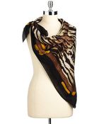 Lauren by Ralph Lauren Leopard Print Scarf - Lyst