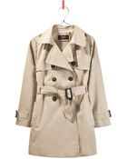 Zara Double Breasted Trench Coat - Lyst