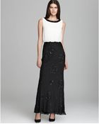 Aidan Mattox Gown Color Block Blouson - Lyst