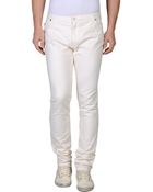 Burberry Denim Trousers - Lyst