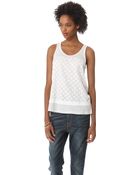 Clu Paneled Polka Dot Top - Lyst