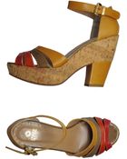 Enrico Fantini Platform Sandals - Lyst