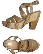 Enrico Fantini Platform Sandals - Lyst