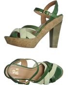 Enrico Fantini Platform Sandals - Lyst