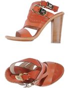 Fabi Platform Sandals - Lyst