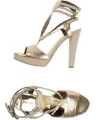 Just Cavalli Platform Sandals - Lyst