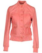 Le Sentier Leather Outerwear - Lyst