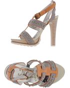 Replay Platform Sandals - Lyst
