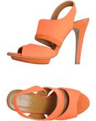 Stefanel Platform Sandals - Lyst