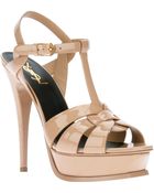 Saint Laurent Tribute Sandal - Lyst