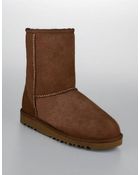 Ugg Australia Kids Classic Short Sheepskin Boots - Lyst