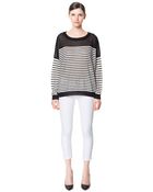 Zara Combination Stripe Sweater - Lyst