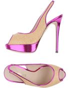 Emilio Pucci Platform Sandals - Lyst