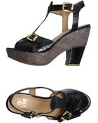 Enrico Fantini Platform Sandals - Lyst