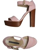 Francesco Morichetti Platform Sandals - Lyst