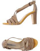 Grey Mer High-Heeled Sandals - Lyst