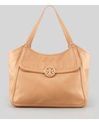 Tory Burch Amanda Slouchy Easy Tote Bag Tan - Lyst