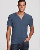 John Varvatos Usa Reversible Short Sleeve Henley - Lyst