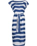 Daniela Gregis Belt Detail Dress - Lyst