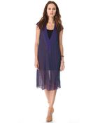 See By Chloé V Neck Striped Sweater Dress - Lyst
