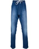 Dolce & Gabbana Denim Look Track Pant - Lyst