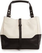 Mango Touch Twotone Tote Bag - Lyst