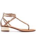 Zara Sandal In Beige - Lyst