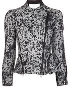 3.1 Phillip Lim Corded Motorcycle Jacket - Lyst