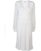 Viktor & Rolf Long Sleeve Wrap Dress - Lyst