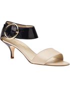 Bettye Muller Mid Heel Sandal - Lyst