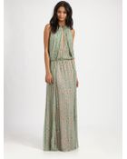 By Malene Birger Rebel Chic Long Silk Dress - Lyst