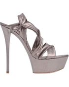 Casadei Platform Sandals - Lyst
