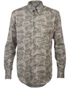 Naked & Famous Slim Fit Camo Shirt - Lyst