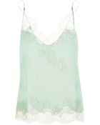 Carine Gilson Silk-Satin and Lace Camisole - Lyst